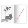 4 Personalized Retro African Wildlife A4 School Notebooks with Lion and Giraffe, Green Ruling 27 view 2