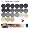 TOOLSTAR Sanding Disc Pads, 1500 Grit, 75 mm, Wet and Dry, Hook-and-Loop, 10-Piece Set view 2