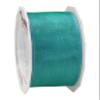Präsent FOUR SEASONS Transparent Wire-Edged Ribbon, Sea Green, 25 m, 40 mm view 1