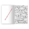 8 Personalized Funny Deep-Sea Diver A4 Exercise Books with Comic Shark, Orange Grid Ruling 22 view 3