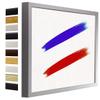myposterframe Nordica Blank Wood Frame for Canvas, 31 x 68 cm, White-Grained, No Glazing view 1