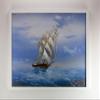 myposterframe Nordica Blank Wood Frame for Canvas, 31 x 68 cm, White-Grained, No Glazing view 3
