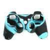 Uteruik Premium Super Grip Glow Black/Blue Silicone Case for Sony PlayStation PS3 Controller, 1-Piece view 1