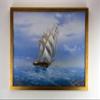 myposterframe Nordica Wooden Canvas Frame, 76 x 114 cm, Antique Gold, No Glazing view 3