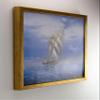 myposterframe Nordica Wooden Canvas Frame, 76 x 114 cm, Antique Gold, No Glazing view 4