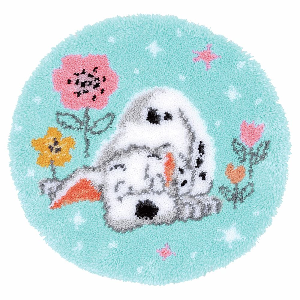 Latch Hook Kit: Shaped Rug, Disney Little Dalmatian