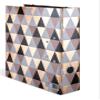 HERMA A4 Pink Gold and Black Binder, 7 cm Wide, Abstract Diamond Design view 2
