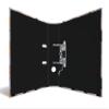 HERMA A4 Pink Gold and Black Binder, 7 cm Wide, Abstract Diamond Design view 3