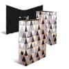HERMA A4 Pink Gold and Black Binder, 7 cm Wide, Abstract Diamond Design view 4