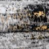TAPISO Maya Runner Rug, Cut-to-Length, Low-Pile, Gray/Yellow/Black Blurred Mottled Design, KOTEX, 70 x 390 cm view 4