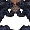 EMDOMO Exquisite Lion Crown Bee Embroidery Iron-On Patches for Clothing Repair, Jackets, T-Shirts, Crafts and Sewing, 1 Set view 2