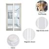 WISKEO Magnetic Screen Door with Frame, No Drilling, White, 150 x 230 cm view 2