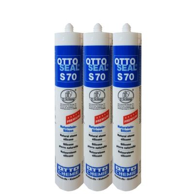 3-Pack Ottoseal S70 Natural Stone Silicone, 310 ml, Clear