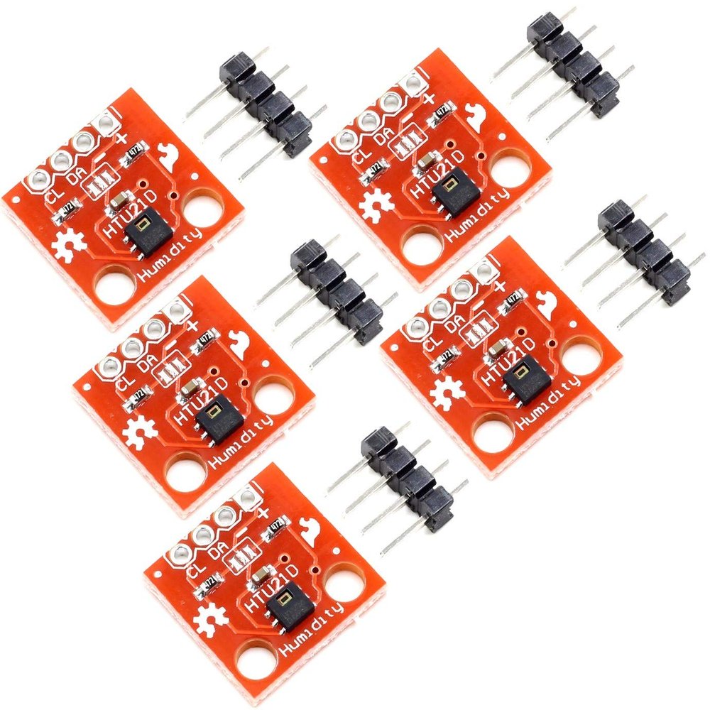 5-Piece HTU21D Temperature and Humidity Sensor Module Breakout