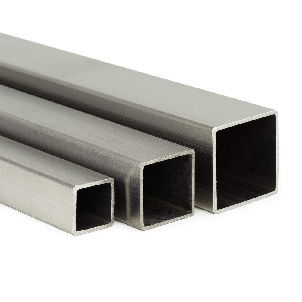 V2A Stainless Steel Square Tube K240 | W×H×T 10×10×1 mm, L: 25 mm Cut Length