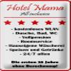 Curved Metal Sign 20 x 30 cm “Hotel Mom All-Inclusive” view 1