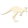Wooden Kangaroo V1, 3–50 cm Wide – Craft Décor, 34 cm, Pack of 25 view 1