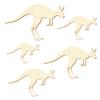 Wooden Kangaroo V1, 3–50 cm Wide – Craft Décor, 34 cm, Pack of 25 view 2