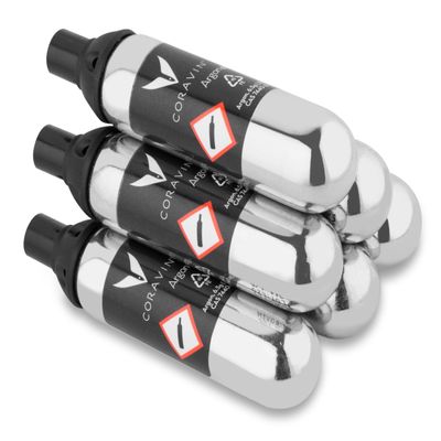 Coravin Argon Gas Stainless Steel Capsules, 6-Pack