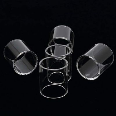2-Piece Pyrex Glass Tube Set for Cleito 120/Pro, Merlin Mini, Sirene 2, Pharaoh Mini, MELO RT, Melo 4 D25, Just 2/3, Ammit Dual, Creed, Combo and TFV12