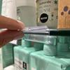50 Transparent Price Tag Holders for Glass Shelves, 30 x 65 mm view 2