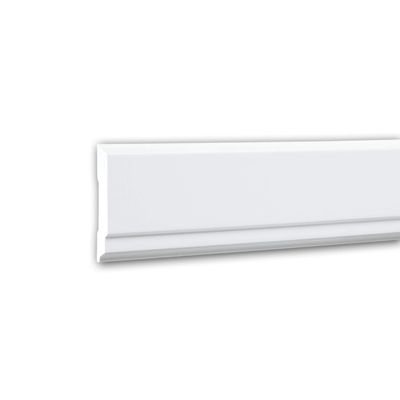 Profhome Flexible Wall Molding 151343F, 200 x 1.2 x 7.5 cm, Primed Polyurethane