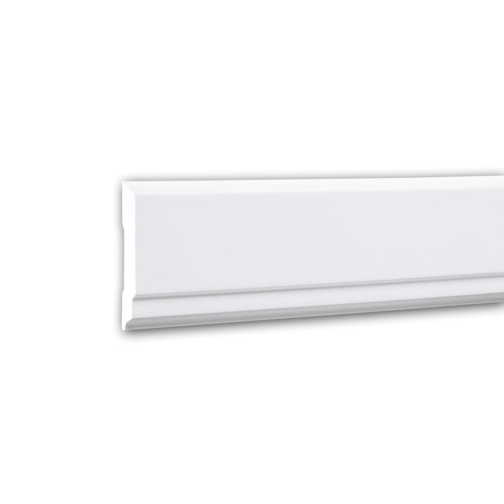 Profhome Flexible Wall Molding 151343F, 200 x 1.2 x 7.5 cm, Primed Polyurethane