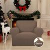Easy-Going Stretch Armchair Slipcover, Brown view 2
