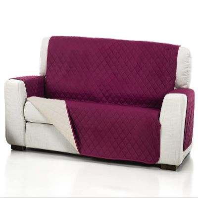 Lanovenanube Padded Sofa Cover, 3-Seater Plus, Mauve C09