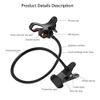 DFV mobile Flexible Metal Long-Arm Holder with Phone Clamp and Desk Clip for ASUS Zenfone Lite L1 G553KL (2019), Black view 4