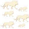 Wooden Lion V1, 48 cm Wide, Pack of 10 view 2