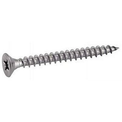 200 Chipboard Screws, Countersunk Head, Phillips Drive Z, 5 x 50, A4 Stainless Steel