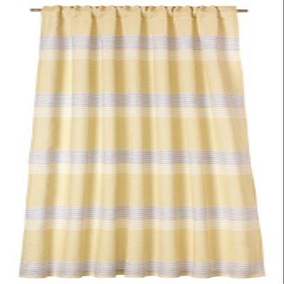 College Emma Loop-Top Curtain, Yellow-Beige, 210 cm