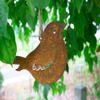 B2S BACK2SEASON Metal Bird Garden Ornaments with Rust Finish view 3
