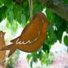 B2S BACK2SEASON Metal Bird Garden Ornaments with Rust Finish view 4