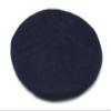 feelz Round Felt Seat Cushion, 100% Wool, Midnight Blue, 35 cm view 1