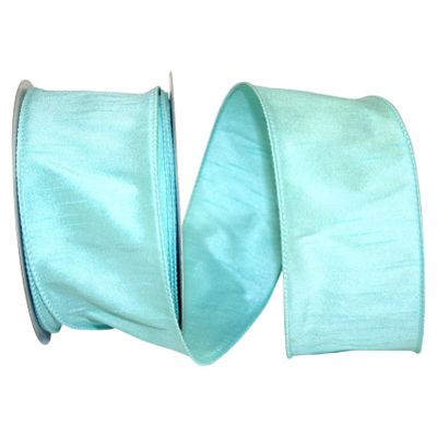 Reliant Ribbon Dupioni Supreme Wired Ribbon, 5.4 cm x 20 m, Mint Green