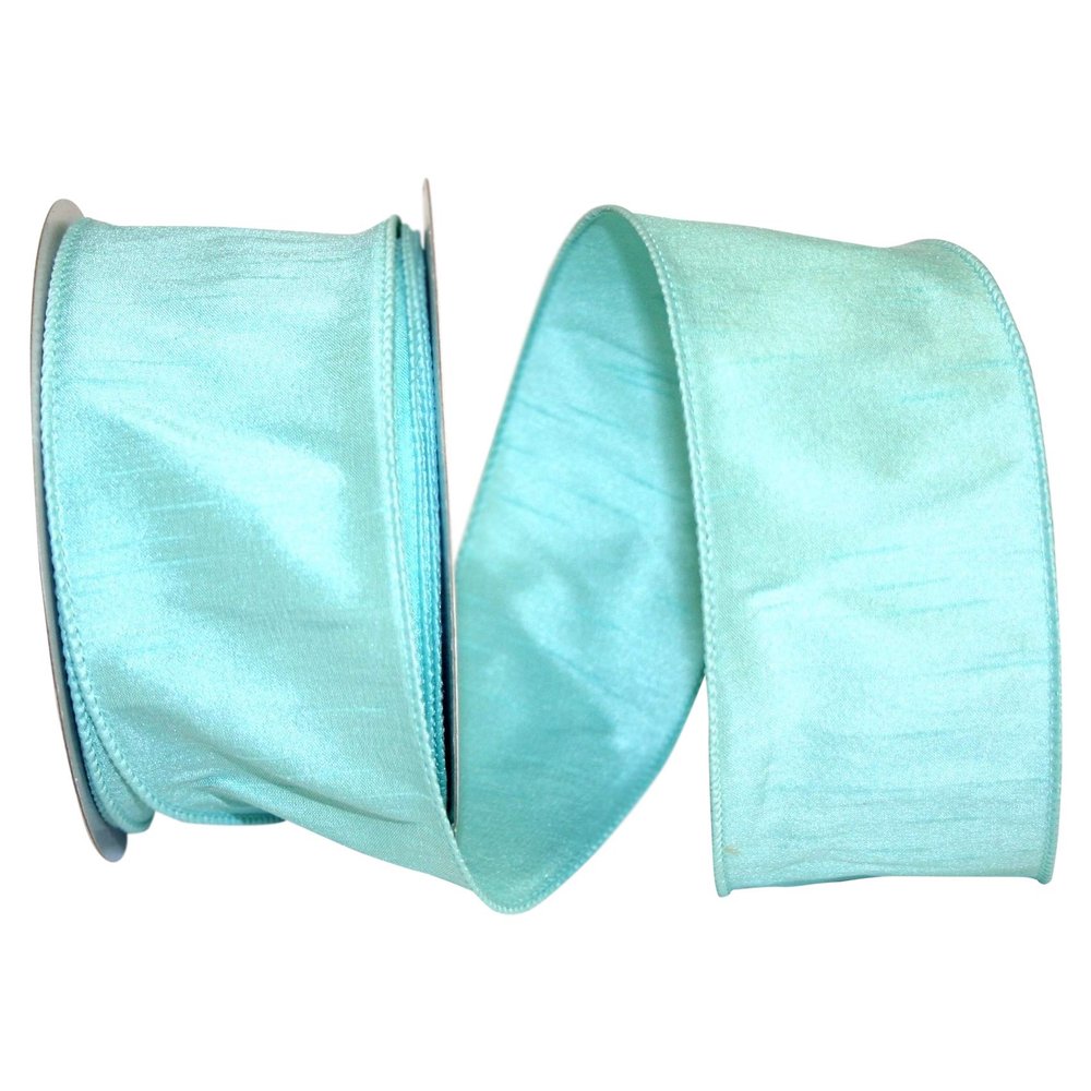 Reliant Ribbon Dupioni Supreme Wired Ribbon, 5.4 cm x 20 m, Mint Green