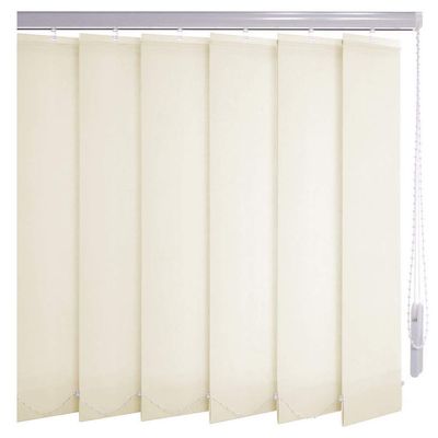 Sonnenschutz-HH Cream Light-Filtering Vertical Blind, 285 x 145 cm, 127 mm Slats