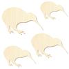 Wooden Kiwi Bird – 3–50 cm Wide – Craft & Décor, Size: 8 cm, Pack of 25 view 2
