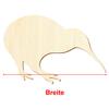 Wooden Kiwi Bird – 3–50 cm Wide – Craft & Décor, Size: 8 cm, Pack of 25 view 3