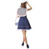 dressforfun 900504 Women's Sailor Bride Costume, Blue and White (L | No. 302439) view 3