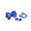 ZSHJG Compound Bow Accessory Set with D-Loop, Cable Slide and Aluminum Peep Sights, Blue view 3