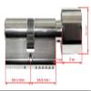 BKS Helius WS42 Profile Thumbturn Cylinder, 40/40 mm view 3