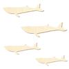 Wooden Blue Whale Craft Cutout, 30 cm, 100 Pieces view 2