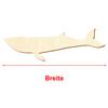 Wooden Blue Whale Craft Cutout, 30 cm, 100 Pieces view 3