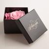 ROSEMARIE SCHULZ Heidelberg Thank You Preserved Rose in Rose Box, Pink, 1 Rose view 3
