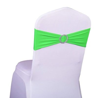 BigBigShop 10-Piece Stretch Chair Covers with Buckles, Green