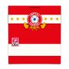 10 x Blank Place Cards for Birthday or Wedding – Red Soccer Ticket Design view 2