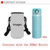 Showudesigns Insulated Neoprene Water Bottle Holder with Strap, M Galaxy Space view 3